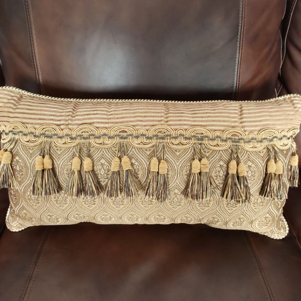 Croscill Ashton Boudoir Pillow New With Tags